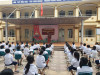 Hình ảnh Trường Tiểu học Thanh Thuỳ tổ chức tuyên truyền phòng sốt xuất huyết.